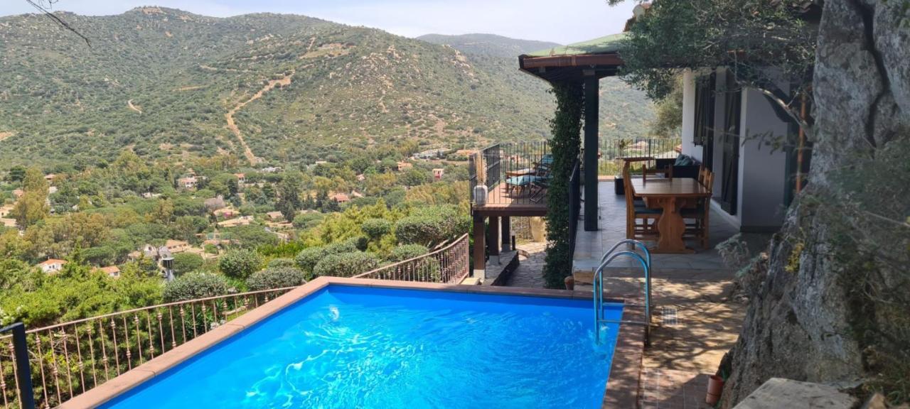 Villetta With Heated Pool And Panoramic View Torre delle Stelle Dış mekan fotoğraf