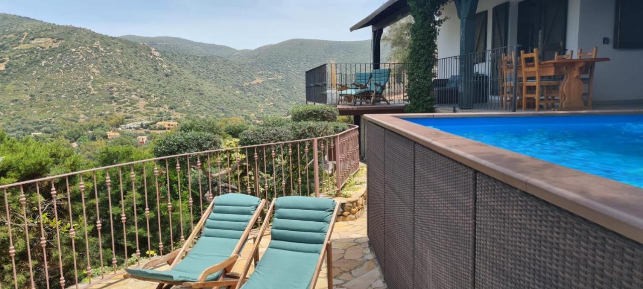 Villetta With Heated Pool And Panoramic View Torre delle Stelle Dış mekan fotoğraf