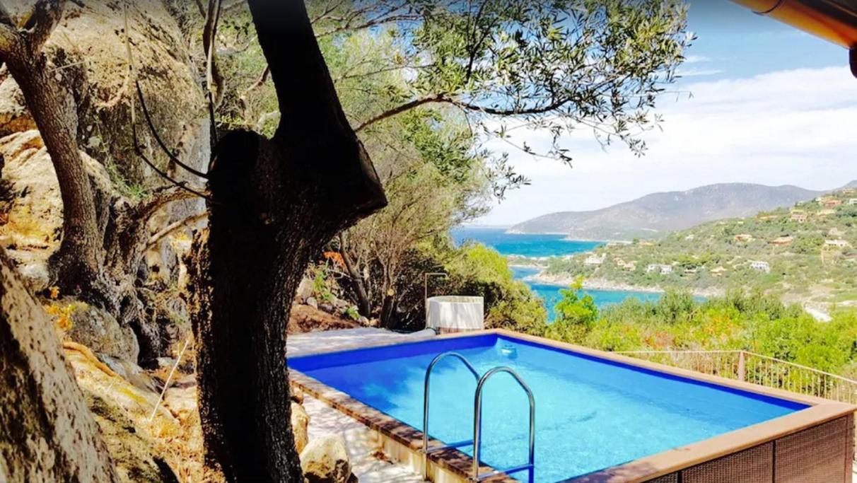 Villetta With Heated Pool And Panoramic View Torre delle Stelle Dış mekan fotoğraf