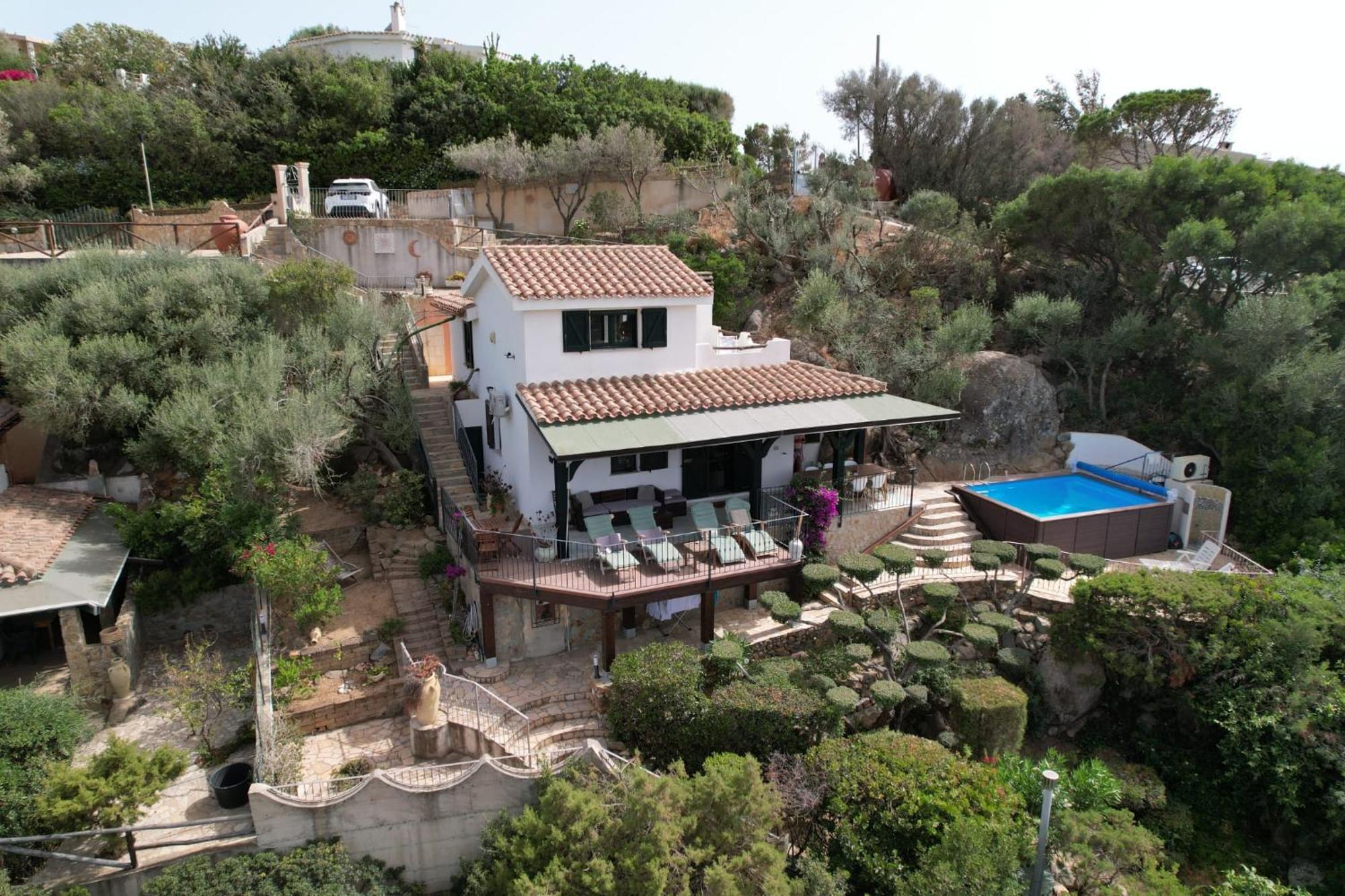 Villetta With Heated Pool And Panoramic View Torre delle Stelle Dış mekan fotoğraf